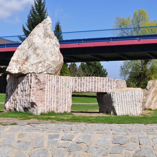 Plastika Pilgrimage v Dobřichovicích