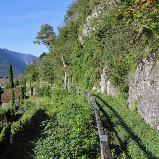 Trassenabschnitt Soleleitung von Hallstatt nach Ebensee