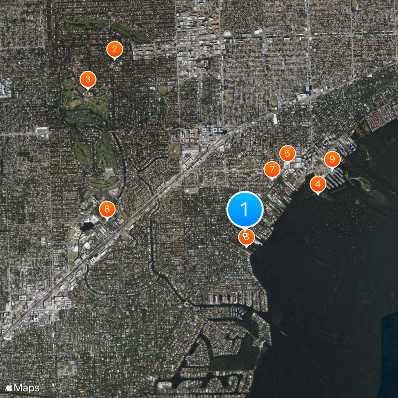 Coconut Grove Mappa