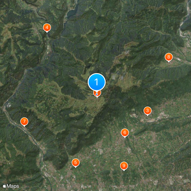 Monte Grappa Map