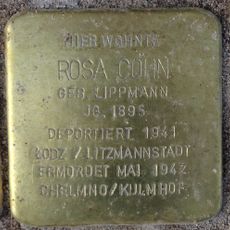 Stolperstein à la mémoire de Rosa Cohn