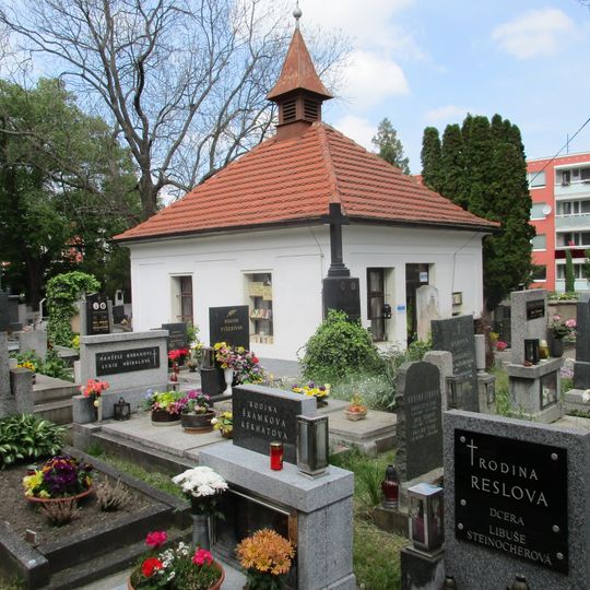 Hřbitovní kaple na bohnickém hřbitově
