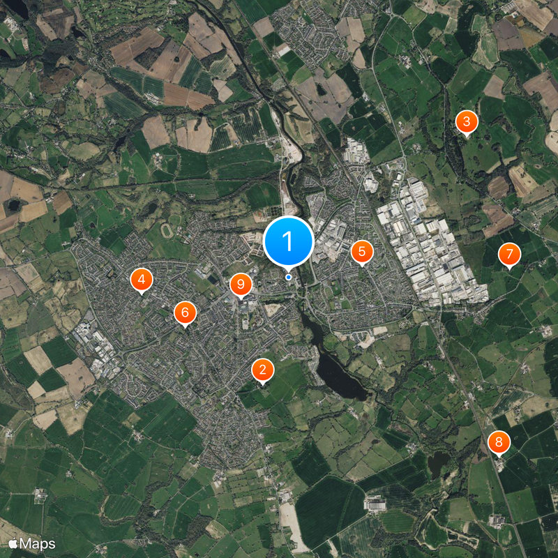 Winsford Mappa