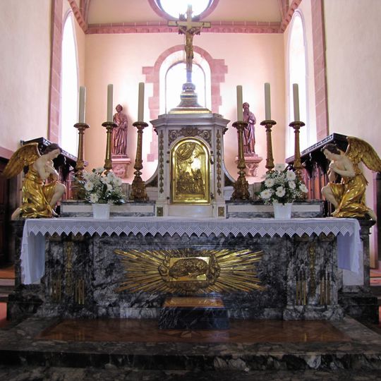 Maître autel et tabernacle de l’abbatiale d’Andlau