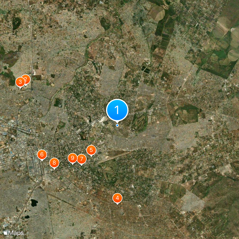 University of Zambia Map