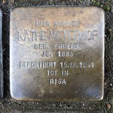 Stolperstein dedicated to Käthe Meyerhof