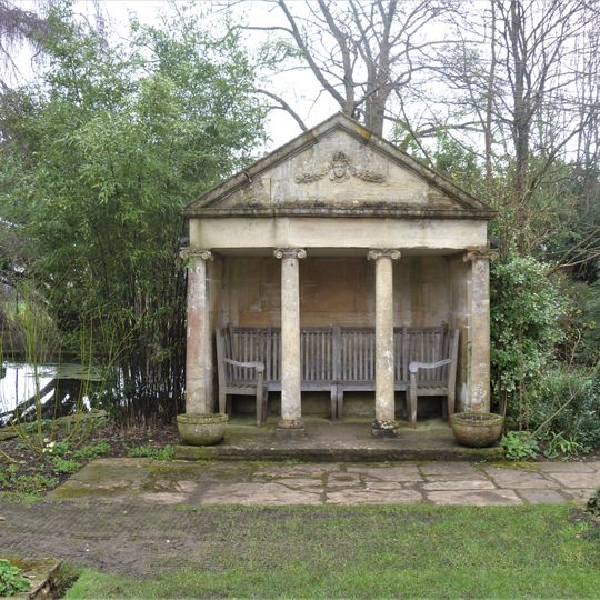 Temple In The Garden At The Courts