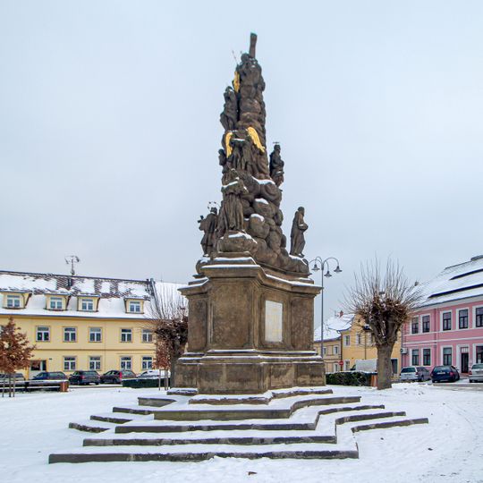 Holy Trinity column in Dubá