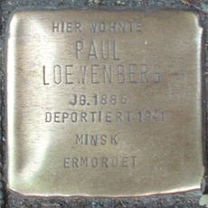 Stolperstein dedicated to Paul Loewenberg