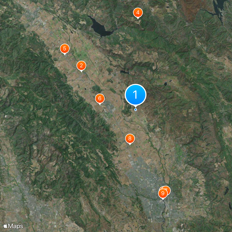 Stag's Leap Wine Cellars Map