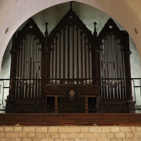 Orgue de tribune de l'abbatiale Notre-Dame la Blanche à Faverney