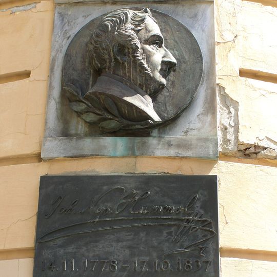 Nájomný dom, tabuľa pamätná