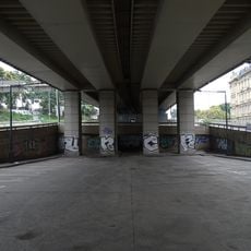 Most Wilsonovy ulice přes křižovatku Bulhar