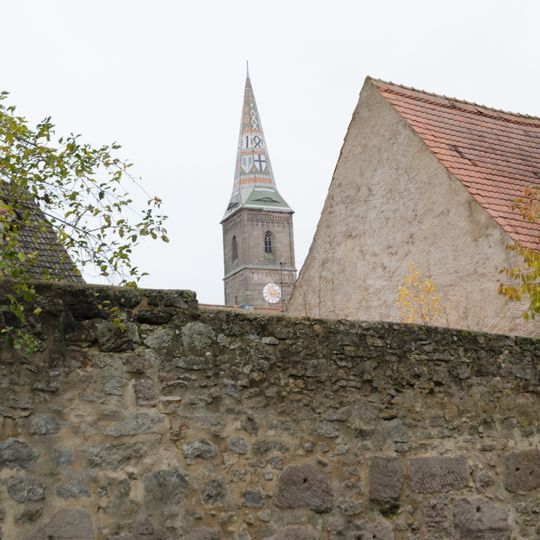 Stadtmauer, rückwärtig südliche Ring- und Zwingermauer