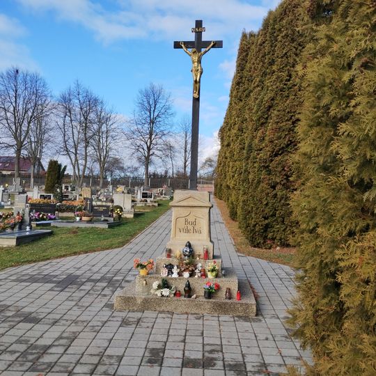 Hřbitovní kříž v Červené Řečici