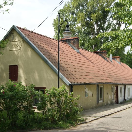 Cztery domy rybackie w Gdańsku przy ul. Bałtyckiej