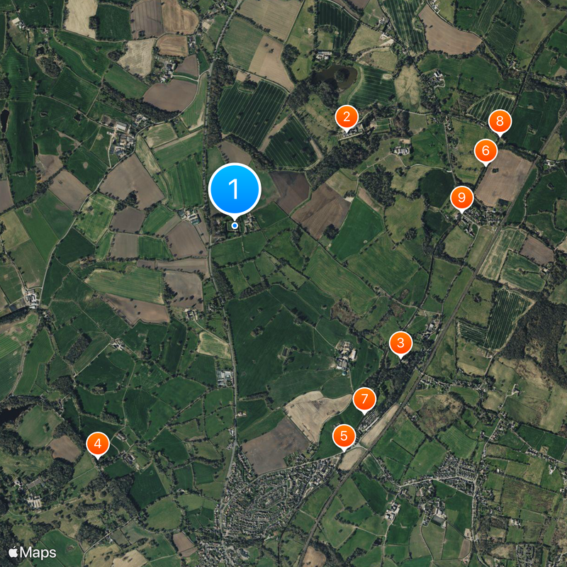 Little Moreton Hall Mappa