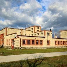 Wasserbau/Schifffahrt, Werkstättengebäude der Hafenanlage Bad Deutsch Altenburg