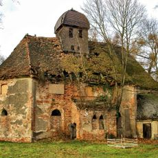 Ruins of evangelical church in Gębice