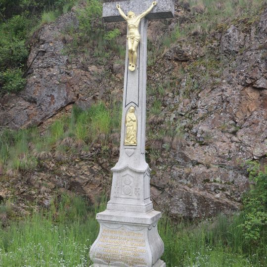 Kříž v Dobré Vodě u Mladoňovic na Moravě