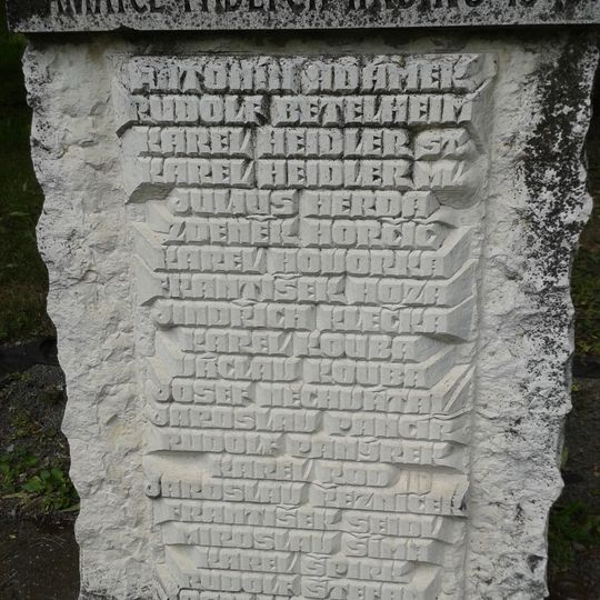 Památník obětem 2. sv. války na Údolní