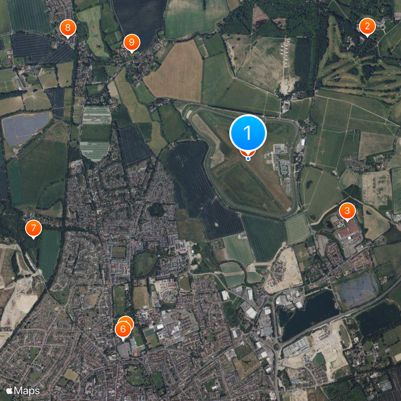 Goodwood Circuit Kaart