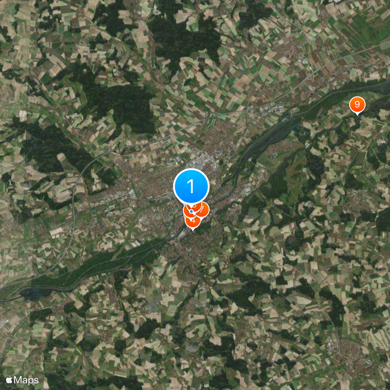 Landshut Mapa