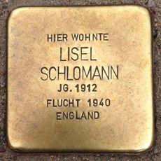 Stolperstein dedicated to Lisel Schlomann