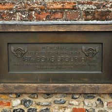 487th Bombardment Group (USAAF) Memorial plaque, Lavenham