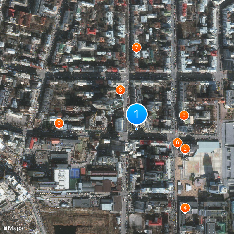 Corte Constitucional de Ucrania Mapa