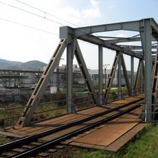 Železniční most přes Svratku mezi Tišnovem a Předklášteřím
