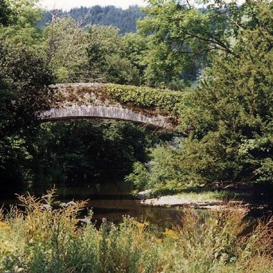 Bridge Over River Gothi at Edwinsford, Llansawel
