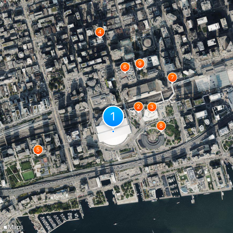 Rogers Centre Mapa