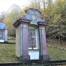 Kaplička V. zastavení křížové cesty v Jiřetíně pod Jedlovou