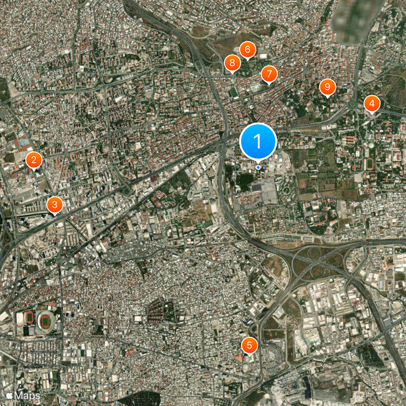 Universidad del Egeo Mapa