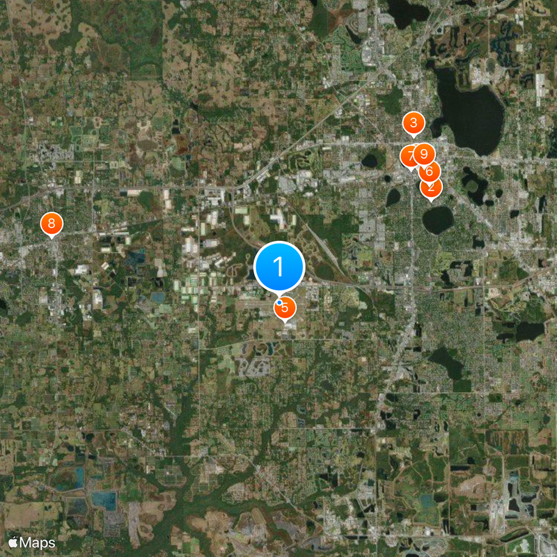 Lakeland Linder Regional Airport Map