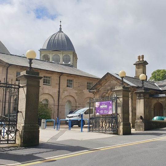 Lodge and gate to Devonshire Royal Hospital