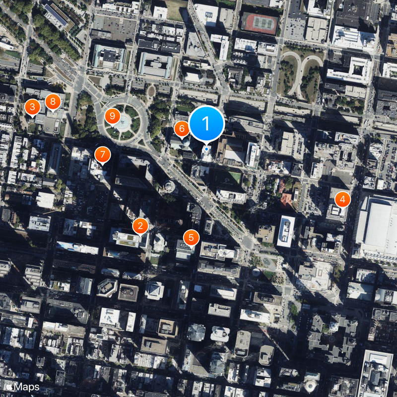 Roman Catholic Archdiocese of Philadelphia Map
