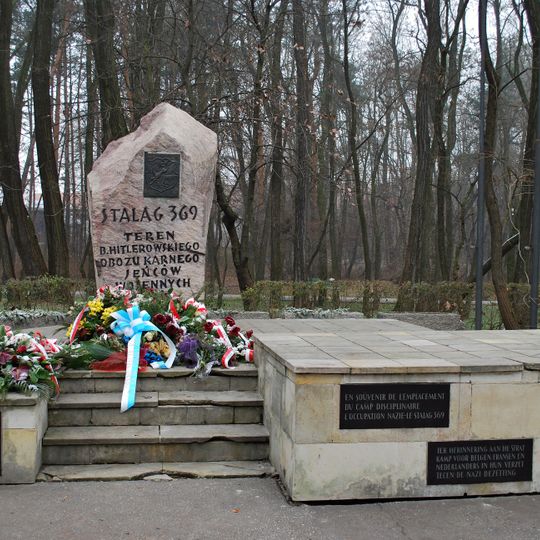 Monument to the prisoners of Stalag 369 at Kraków