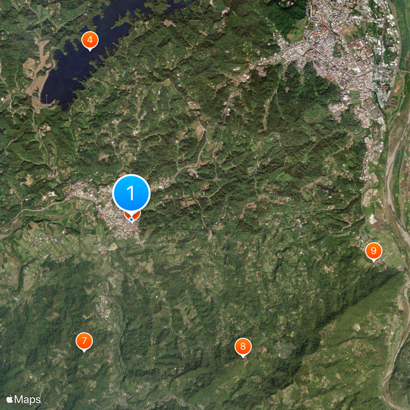 Jiang A-Sin Ancient House Kaart