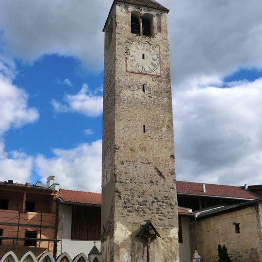 Tower of the old parish church in Laatsch