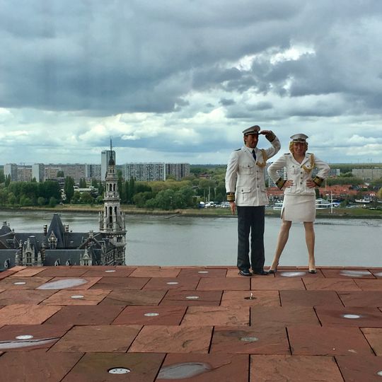 Groetend Admiraal Koppel