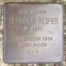 Stolperstein dedicated to Spandla Reifer
