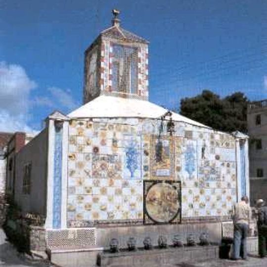 Ceramic panel of Saint isidore the Laborer