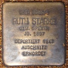 Stolperstein à la mémoire de Ruth Starke