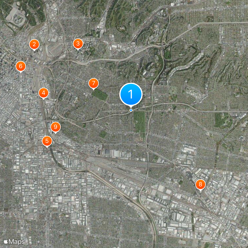 California State Route 60 Karte