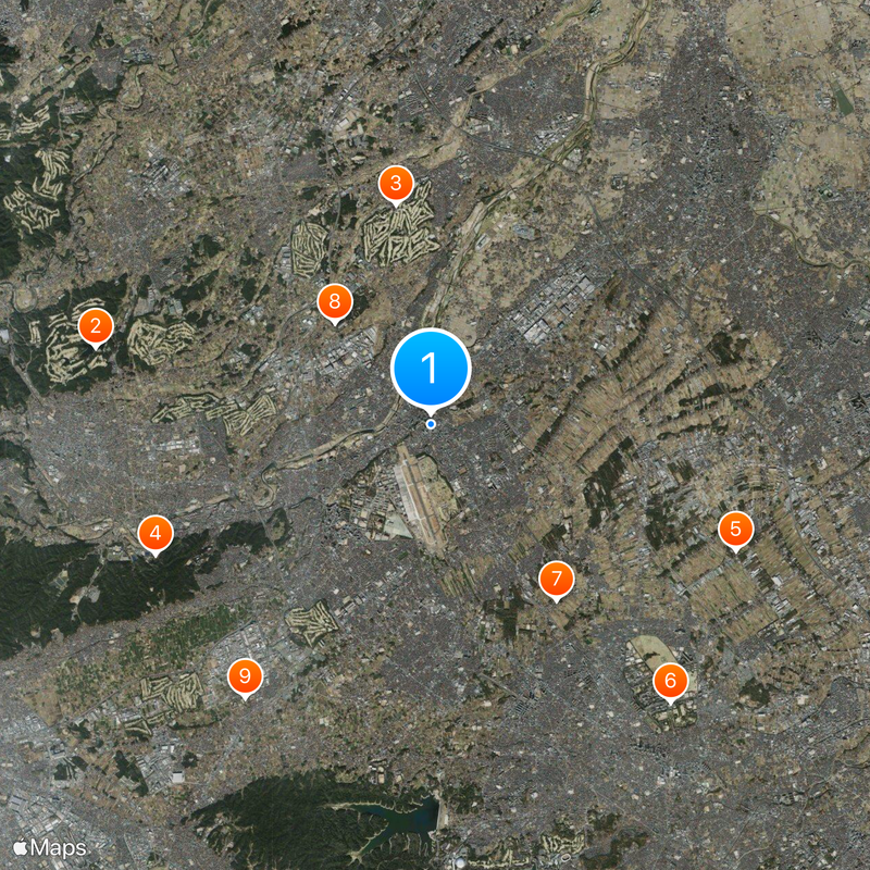 Sayamashi Station Map