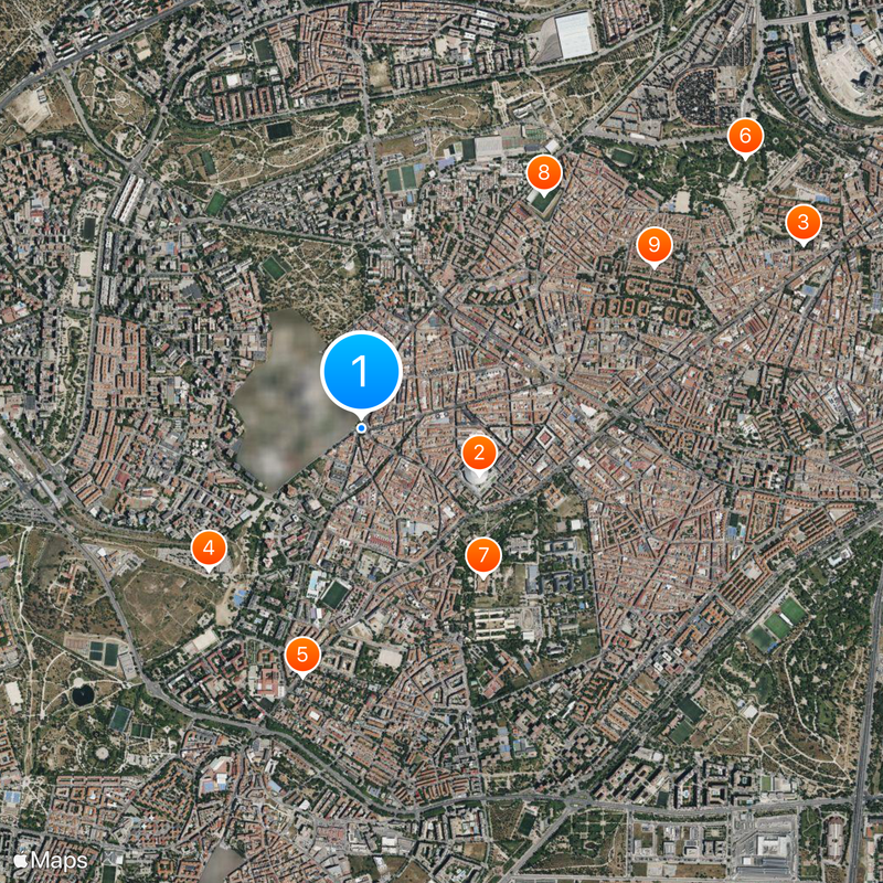 Gómez Ulla Military Hospital Map
