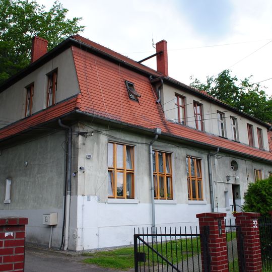 Budynek szkoły ewangelickiej w Katowicach-Giszowcu