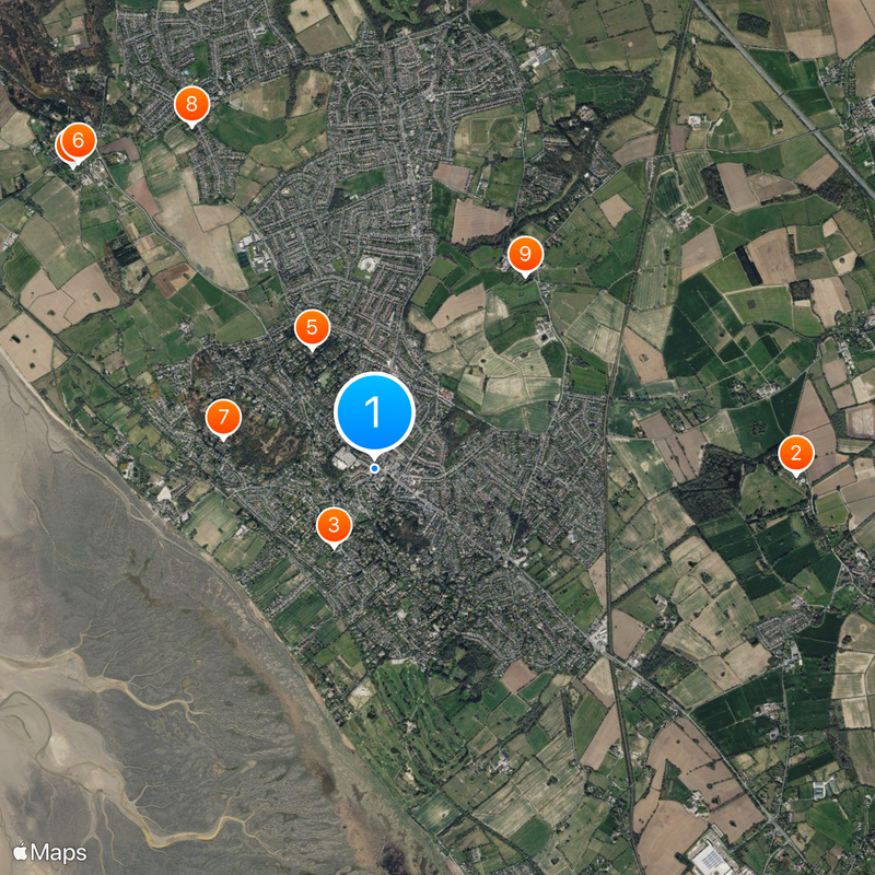 Heswall Map
